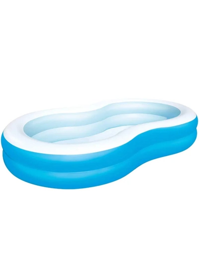 Bestway Family swimming pool, oval in shape, large size 2.62m x 1.57m x 46cm - Image 1
