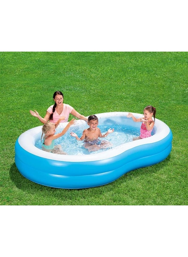 Bestway Family swimming pool, oval in shape, large size 2.62m x 1.57m x 46cm - Image 2