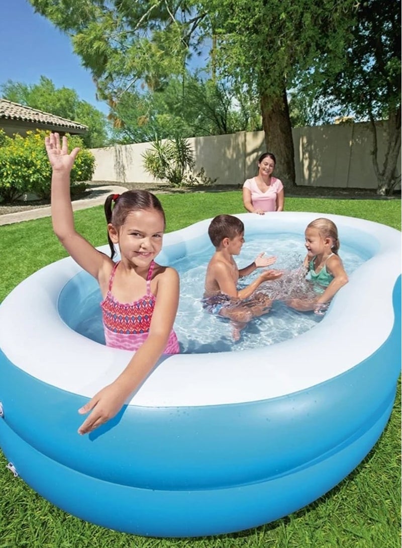 Bestway Family swimming pool, oval in shape, large size 2.62m x 1.57m x 46cm - Image 4