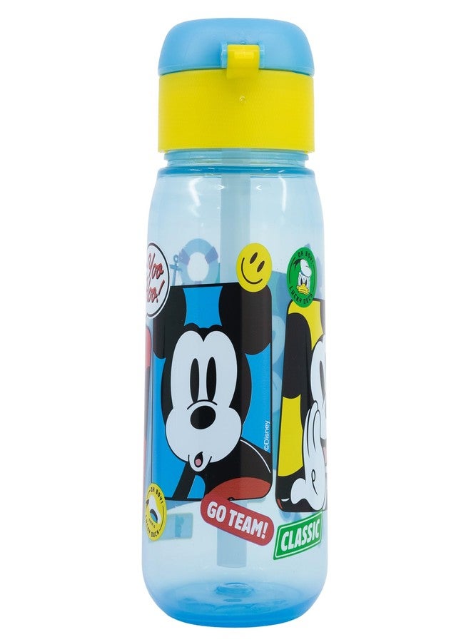 Gluman Water Bottle for Kids | Kids Cartoon School Water Bottle, 510 ml BPA Free | Disney Sippy Water Bottle for Kids with Flip-Top Closure | Picnic Bottle | Food Grade | Leakproof (Disney Mickey) - Image 3