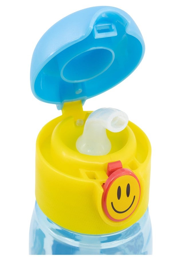 Gluman Water Bottle for Kids | Kids Cartoon School Water Bottle, 510 ml BPA Free | Disney Sippy Water Bottle for Kids with Flip-Top Closure | Picnic Bottle | Food Grade | Leakproof (Disney Mickey) - Image 2