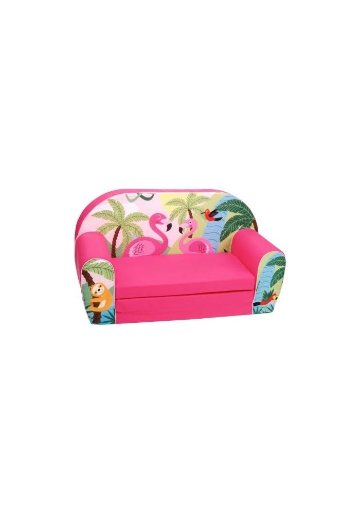 Delsit Flamingo Sofa Bed for Kids
