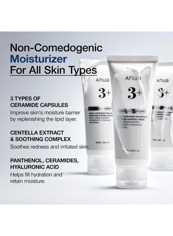 ANUA 3 Ceramide Panthenol Moisture Barrier Cream 100 mlml - Image 3
