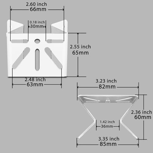 WiTi Metal Corner Mount for eufy soloCam s340, to Achieve a Wider View Range 270° on Both Sides of Exterior Wall Corner, Bracket for PTZ Camera Spray Coated Antirust for Outdoor and Indoor - Image 3