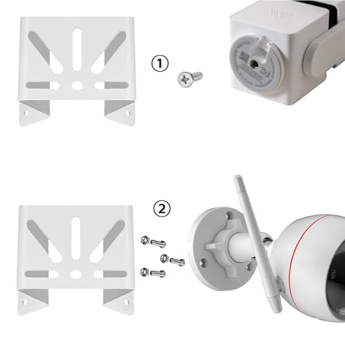 WiTi Metal Corner Mount for eufy soloCam s340, to Achieve a Wider View Range 270° on Both Sides of Exterior Wall Corner, Bracket for PTZ Camera Spray Coated Antirust for Outdoor and Indoor - Image 5