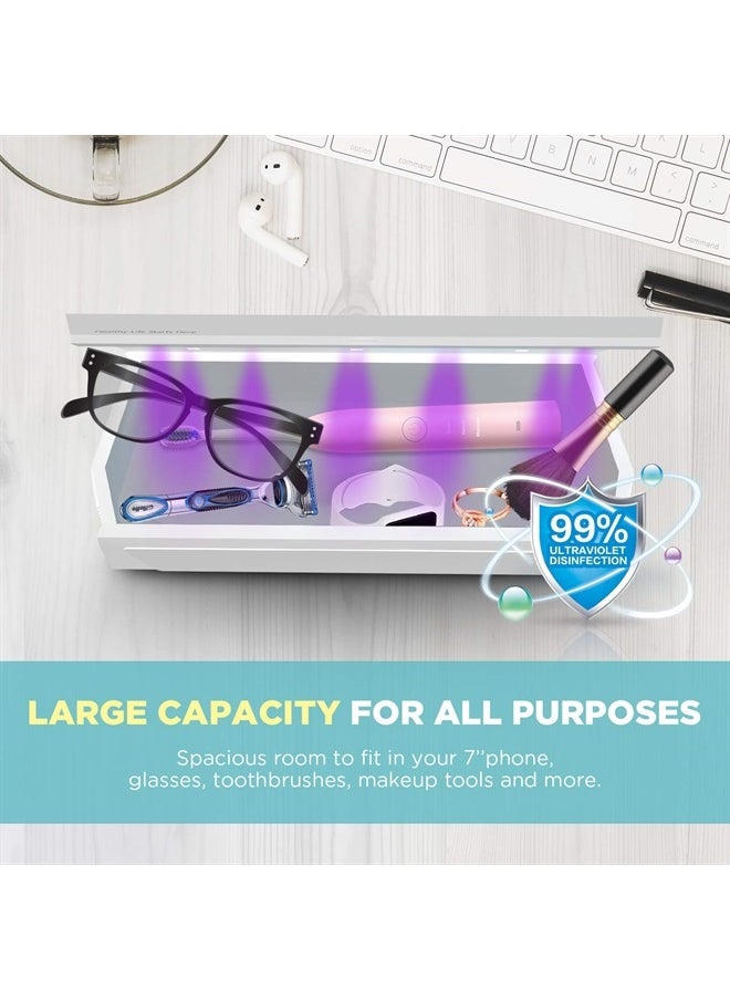 Cahot - Portable Wireless Charger UV Light Sanitizer Box with Aroma Diffuser, UV Sanitizer for Smart Phone, Glasses, Keys, Beauty Tools - Image 1