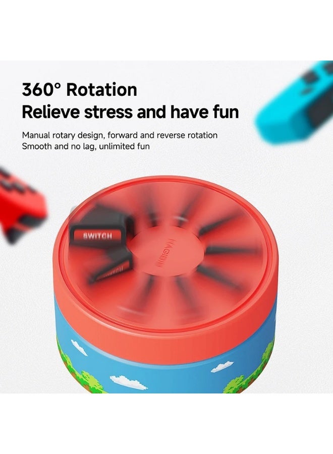 Hagibis For Switch Game Storage Case, Blue, 10 Card Slots, Rotating, Magnetic, Compatible with Nintendo Switch, PS Vita - Image 2