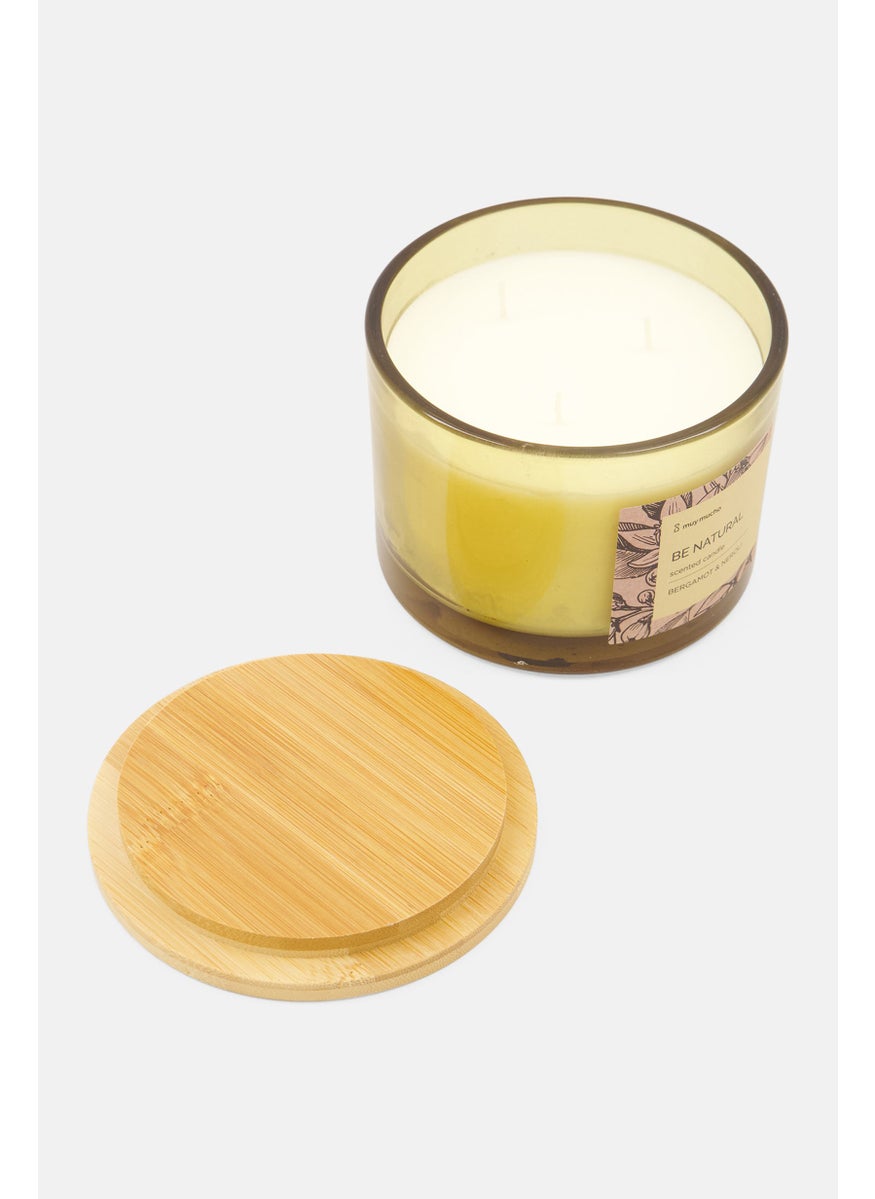Muy Mucho - Large Be Natural Scented Candle, Olive - Image 1
