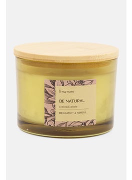 Large Be Natural Scented Candle, Olive