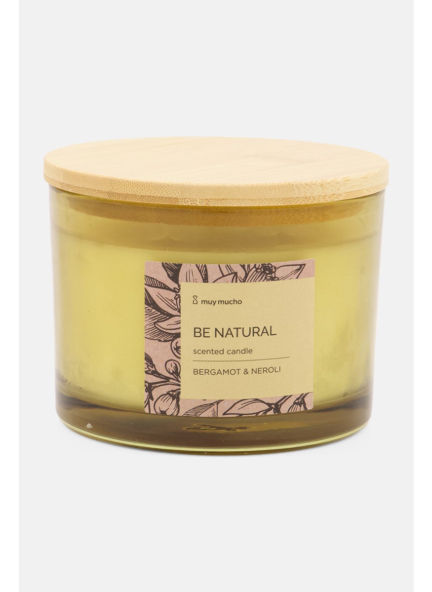 Muy Mucho - Large Be Natural Scented Candle, Olive - Image 1