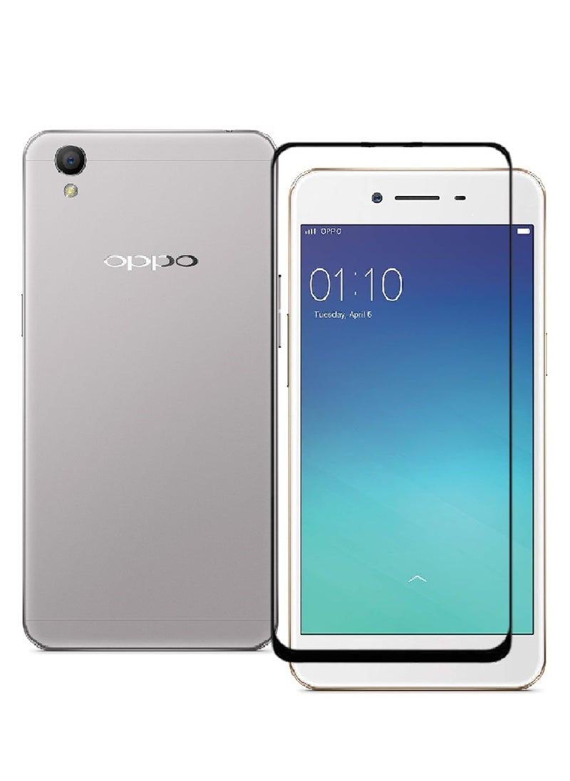 AINA Tempered Glass Screen Protector 5D Designed For Oppo A37 Full Glue Edge to Edge Full Screen Coverage And Bubble Free - Image 1