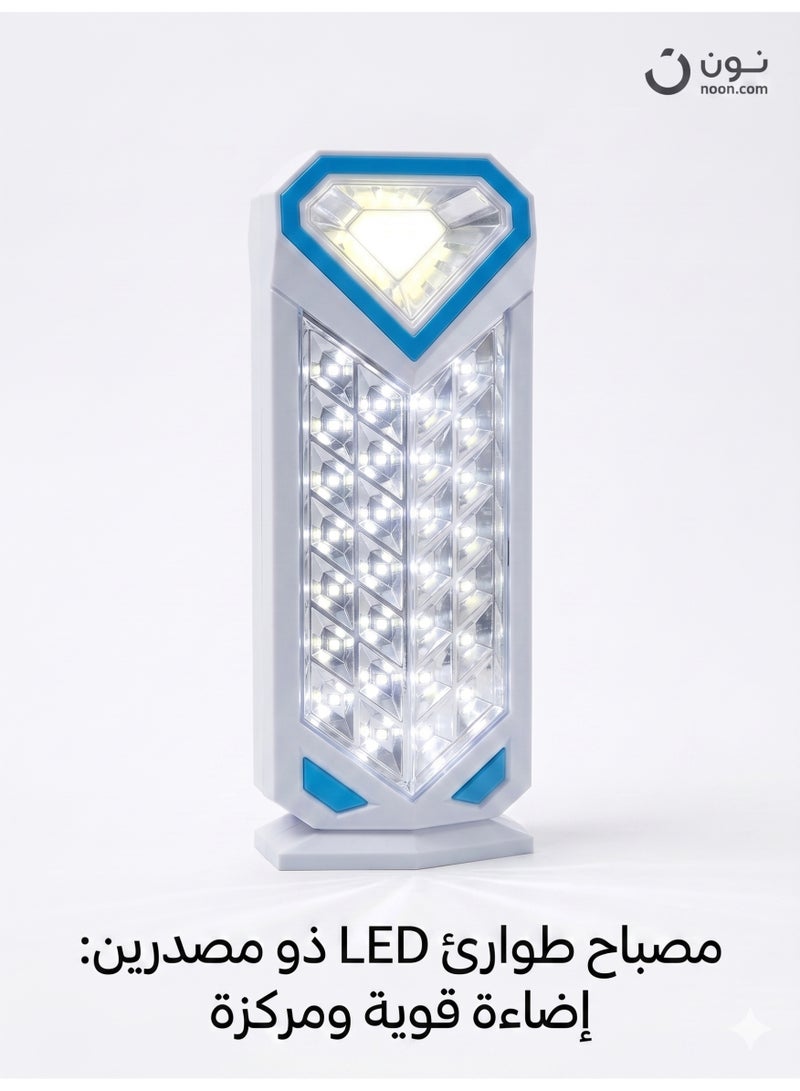 Portable Rechargeable Emergency LED Light with 32 LEDs, Dry Battery Powered, High Brightness for Home, Camping and Power Outages - Image 3