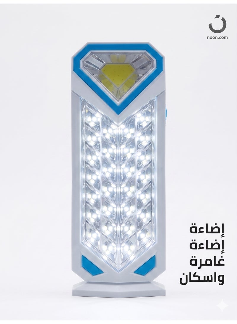 Portable Rechargeable Emergency LED Light with 32 LEDs, Dry Battery Powered, High Brightness for Home, Camping and Power Outages - Image 1