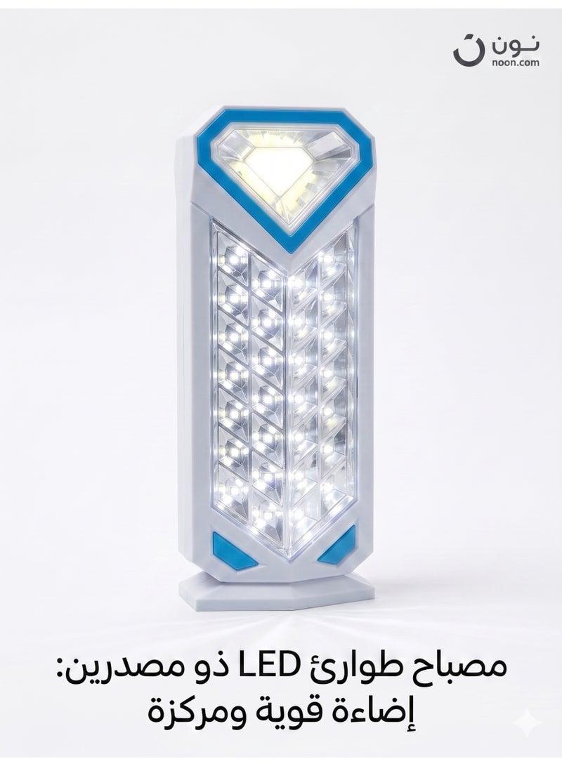 Portable Rechargeable Emergency LED Light with 32 LEDs, Dry Battery Powered, High Brightness for Home, Camping and Power Outages - Image 4