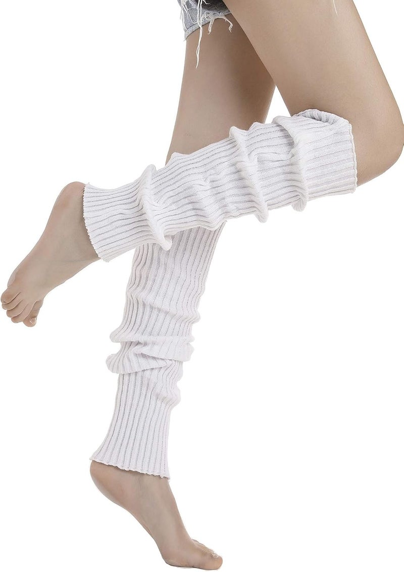 Sarfel Leg Warmers for Women 80s Ribbed Knit Leg Warmer Custume Womens Leg Warmers Sports Party Accessories - Image 2