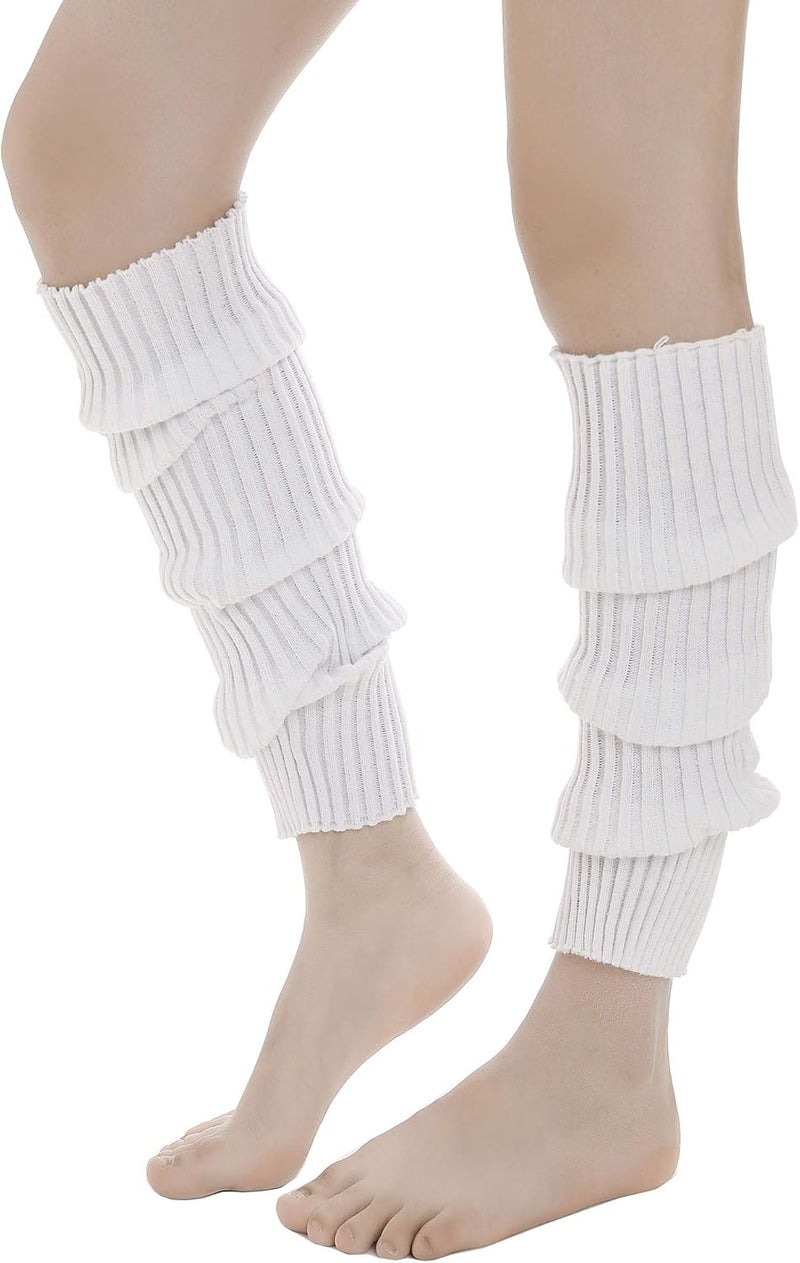 Sarfel Leg Warmers for Women 80s Ribbed Knit Leg Warmer Custume Womens Leg Warmers Sports Party Accessories - Image 3