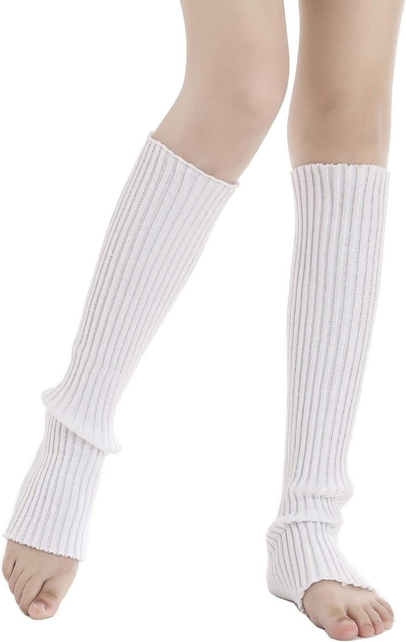 Sarfel Leg Warmers for Women 80s Ribbed Knit Leg Warmer Custume Womens Leg Warmers Sports Party Accessories - Image 4