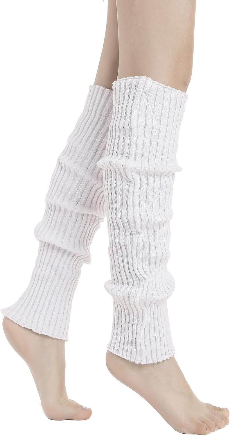 Sarfel Leg Warmers for Women 80s Ribbed Knit Leg Warmer Custume Womens Leg Warmers Sports Party Accessories - Image 1