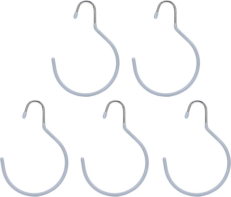 Non Slip Hanging Hook For Towels Bathrobes Sports Bras And Belts Soft Touch High Strength Gray - Image 1