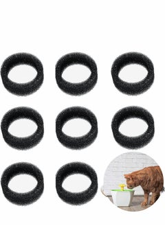 SYOSI Sponge Filter for Cat Fountain Replacement Pet Water Foam Doggie Dispenser Accessories Dog Rabbit Drinking 8 Pieces  - Image 1