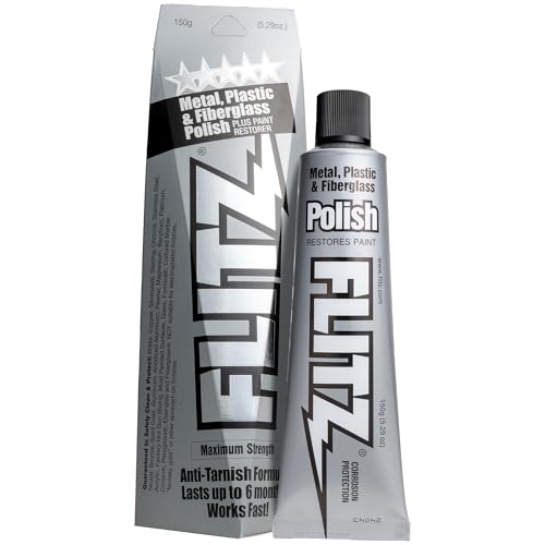 Flitz Multi-Purpose Metal Polish Paste - 5.29oz Tube of USA-Made Metal Scratch Remover - Works on Stainless Steel, Chrome, Aluminum, Plastic, Jewelry - Non-Abrasive Cleaner & Rust Remover (1 Pack) - Image 1