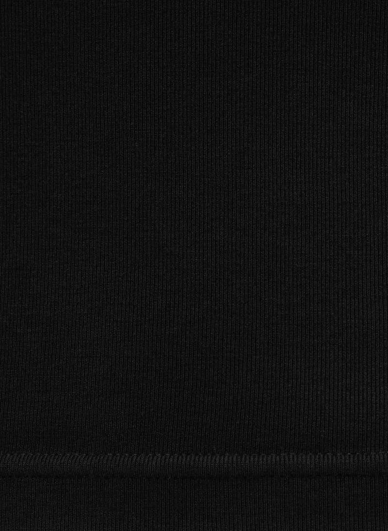 Lichi Cropped fitted jersey T-shirt