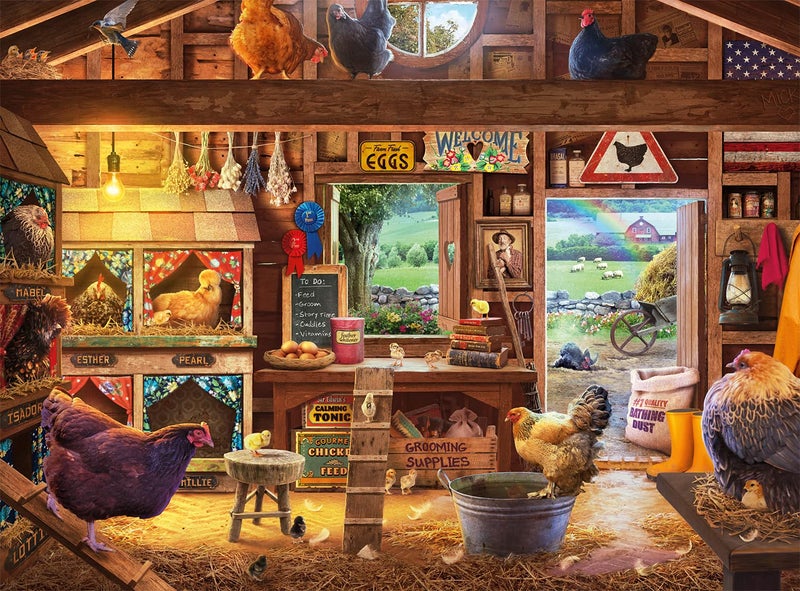 Buffalo Games - David Stevenson - Country Ladies - 1000 Piece Jigsaw Puzzle for Adults -Challenging Puzzle Perfect for Game Nights - Finished Size is 26.75 x 19.75 - Image 3