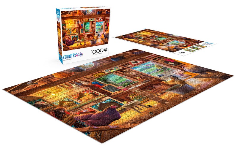 Buffalo Games - David Stevenson - Country Ladies - 1000 Piece Jigsaw Puzzle for Adults -Challenging Puzzle Perfect for Game Nights - Finished Size is 26.75 x 19.75 - Image 4