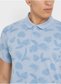 BRAVE SOUL Printed Polo Shirt  - Image 3