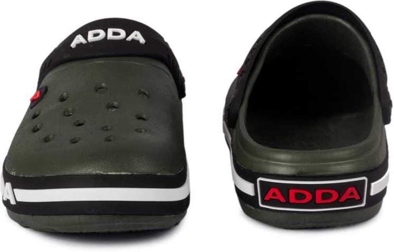 ADDA (LABEL) Men's OLIVE/BLACK Clogs - 9 UK - Image 5