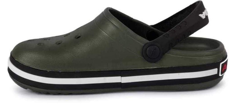 ADDA (LABEL) Men's OLIVE/BLACK Clogs - 9 UK - Image 4