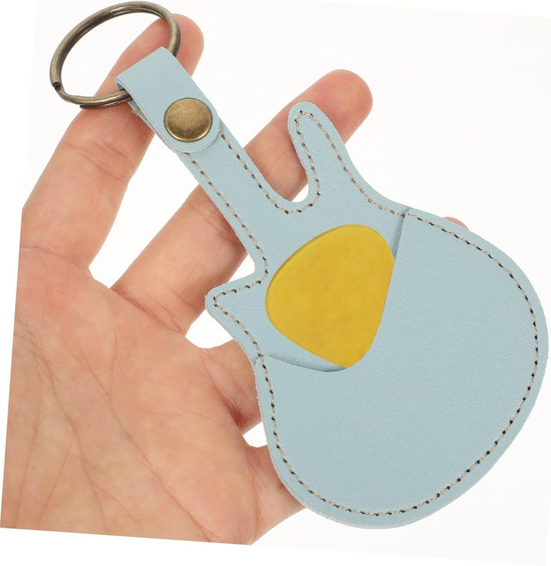 UPKOCH Guitar Pick Holder with Keychain Guitar Plectrum Storage Case for Musicians Compact Design for Easy Carrying - Image 3