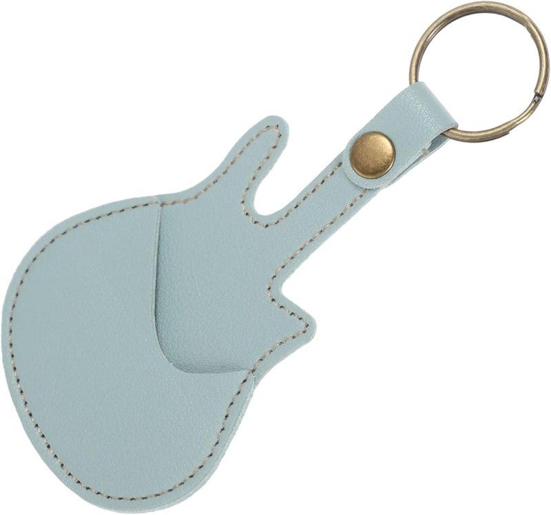 UPKOCH Guitar Pick Holder with Keychain Guitar Plectrum Storage Case for Musicians Compact Design for Easy Carrying - Image 1