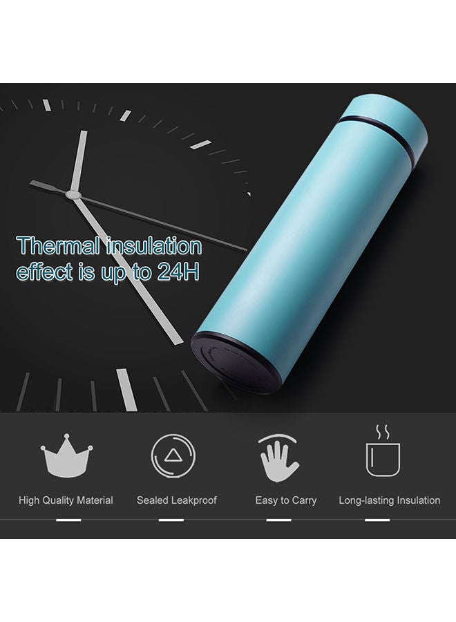 NIBEMINENT Stainless Steel Water Bottle Blue/Black 23.5 x 7.5 7.5centimeter  - Image 3