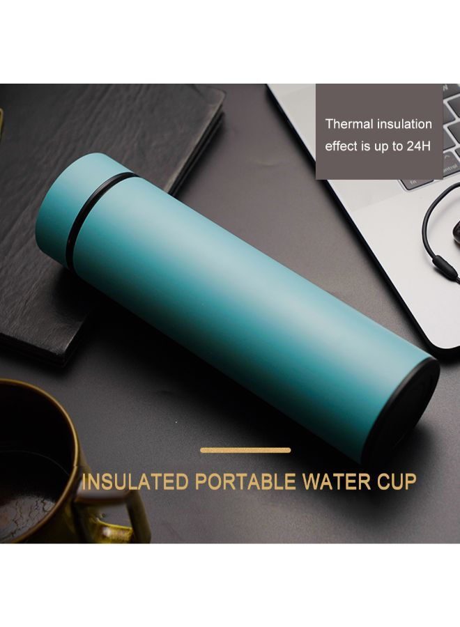 NIBEMINENT Stainless Steel Water Bottle Blue/Black 23.5 x 7.5 7.5centimeter  - Image 2