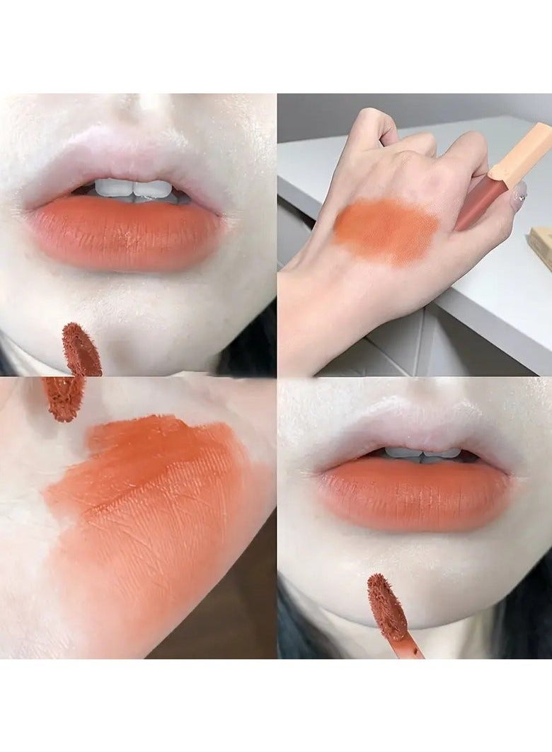 Gege bear Air Lip Velvet Matte Lip Glaze - Long-Lasting, Non-Stick, Non-Fading, Brightening Makeup Liquid Lipstick for All Skin Types - Perfect Valentines Day Gift for Her #5 - Image 1