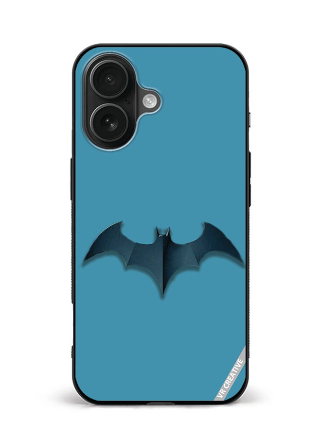 VR CREATIVE Protective Case Cover For Apple iPhone 16 Bat Design Multicolour