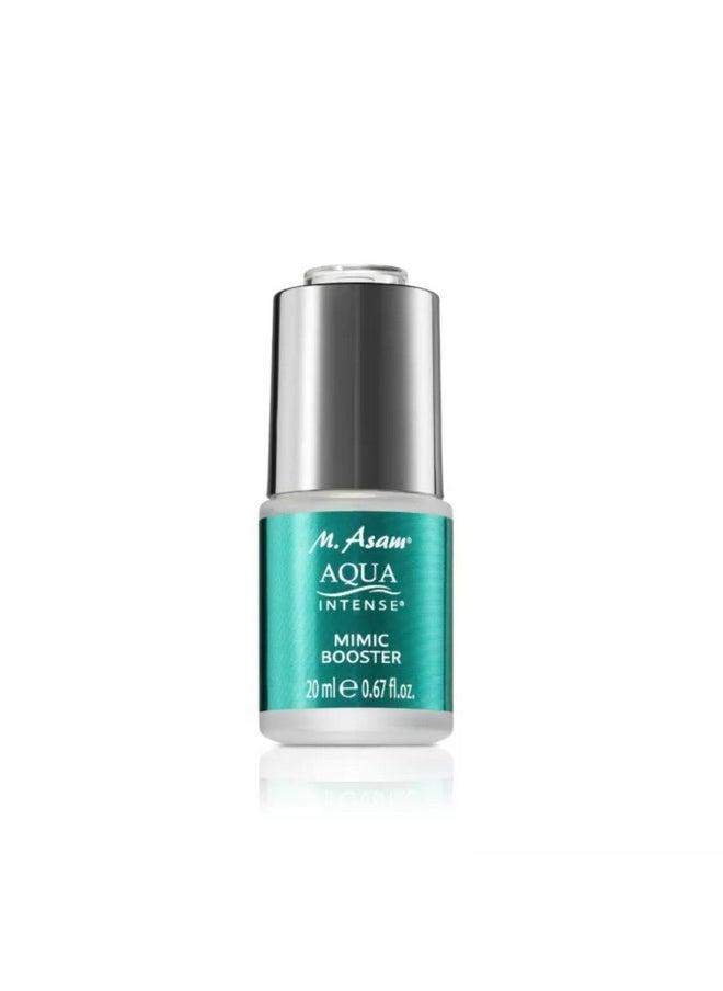 أم. أسام مصل Aqua Intense Mimic Booster (0.67 أونصة سائلة) - مرطب للوجه بحمض الهيالورونيك وببتيد عالي التقنية لتنعيم خطوط التعبير المستهدفة، خالٍ من العطور ونباتي  - Image 1