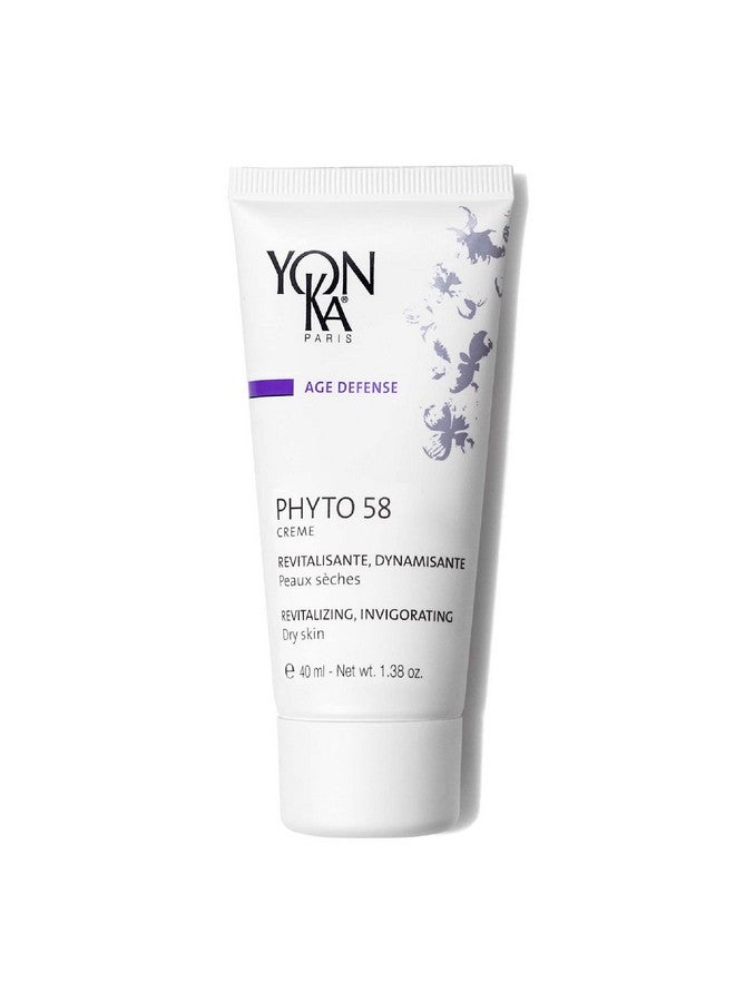 Yonka Yonka Phyto 58 Ps Night Cream (50Ml) Antiaging Vitamin E Face Moisturizer For Dry Skin Antiwrinkle Night Treatment To Reduce Pores And Revitalize Skin - Image 1