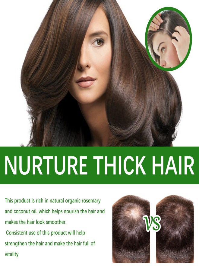 إيلهو زيت إكليل الجبل العطري من إيلهو، 60 مل، للعناية بالشعر، نقي وطبيعي، يقوي بصيلات الشعر، يسرع نمو الشعر، يقلل تساقط الشعر، مع فرشاة الرموش وفرشاة تحديد العيون. - Image 3