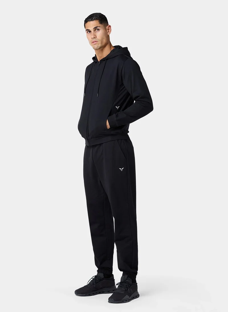Squatwolf Black Regular Fit Sweat Hoodie for Men | Best Price UAE