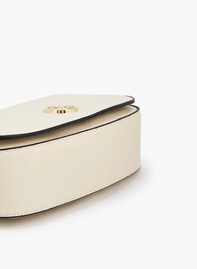 Paprika BEIGE Solid Crossbody Bag With Adjustable Strap for Women | Best Price UAE