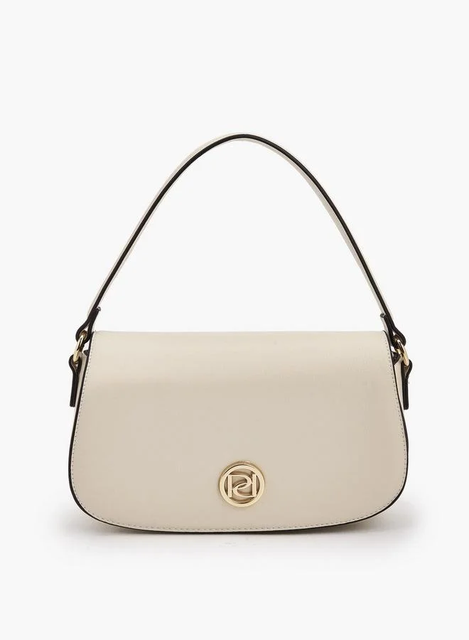 Solid Crossbody Bag With Adjustable Strap