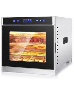 Cool Baby COOLBABY food dehydrator, 6 trays for food Jerky, fruit, meat, dog treats, herbs, durable food-grade stainless steel dehydrator machine, 220V/700W, safety over heat protection, 67 free recipes.  - Image 1