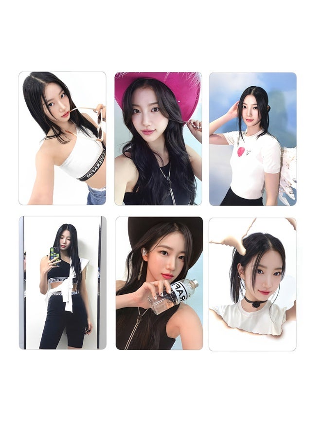 NIBEMINENT 6 Pcs Kpop LE SSERAFIM - KAZUHA Unforgiven Lomo Cards Card For Fans Collection Gifts - Image 1