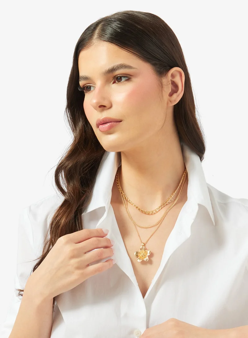 Ella Gold Accent Layered Necklace