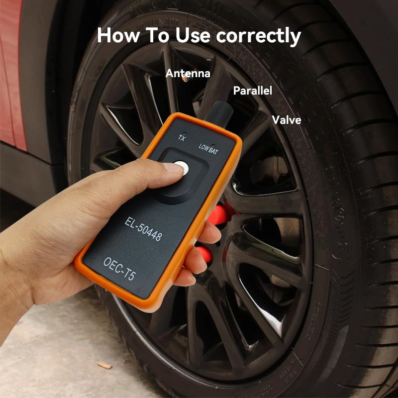 RBOKO Automotive Tire Sensor Reset Tool, System Programming Training, TPMS Relearn Tool, Tire Pressure Monitor Sensor, EL-50448 OEC T5 Compatible with Most GM Series Vehicles, Car Accessories - Image 5