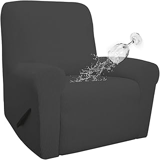 Easy-Going Easy-Going 100% Waterproof Recliner Cover,Dual Waterproof Couch Cover for Recliner, 1- Piece Jacquard Sofa Cover,  - Image 1