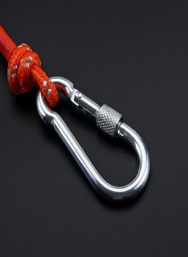 NorthPada 1/4 in (6mm) x 32 Ft (10Meter) Marine Floating Rope for Boating, Fishing, Rafting, Camping, Hiking, Hunting, Anchor, Mooring, Dock Lines, Kayak, Canoe, Rescuing Reflective Orange - Image 3