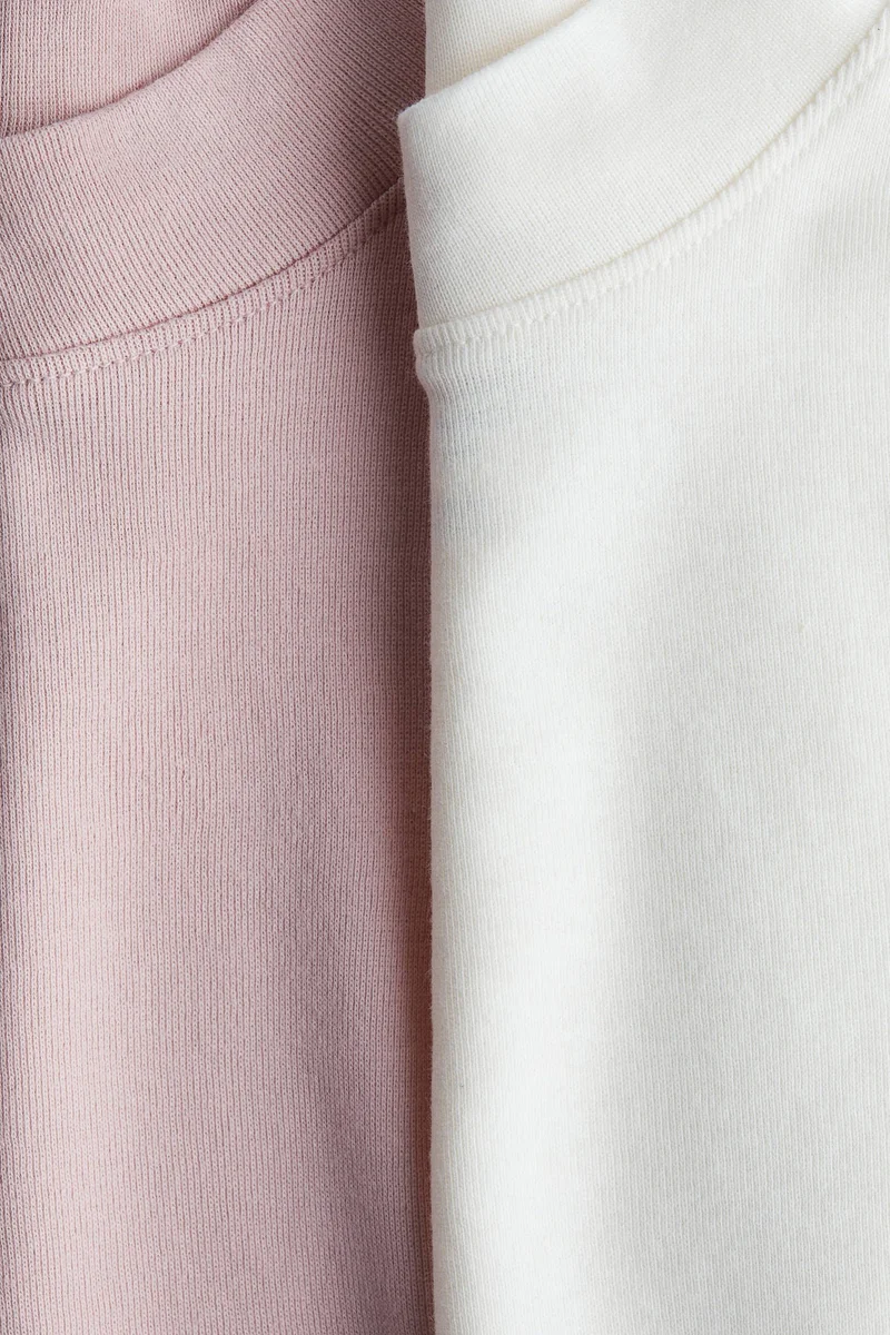 H&M 2-pack polo-neck tops